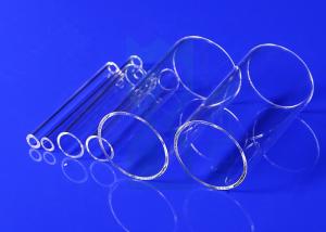 China 100ml Clear Cylinder Quartz Glass Test Tube For CVD Furnace factory