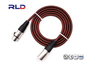 China 3 Pin Cable Plug XLR Outdoor Electrical Wire Connector Metal Material For Audio / Video factory