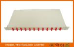 Optical Fiber Rack Mounted ODF Patch Panel 19 Inch 24 Ports Cold Rolled Steel 1