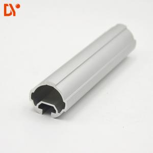 China T - Groove Aluminium Alloy Wire Rod / Workshop Anti Static Pipe DY43-02A 6063 factory