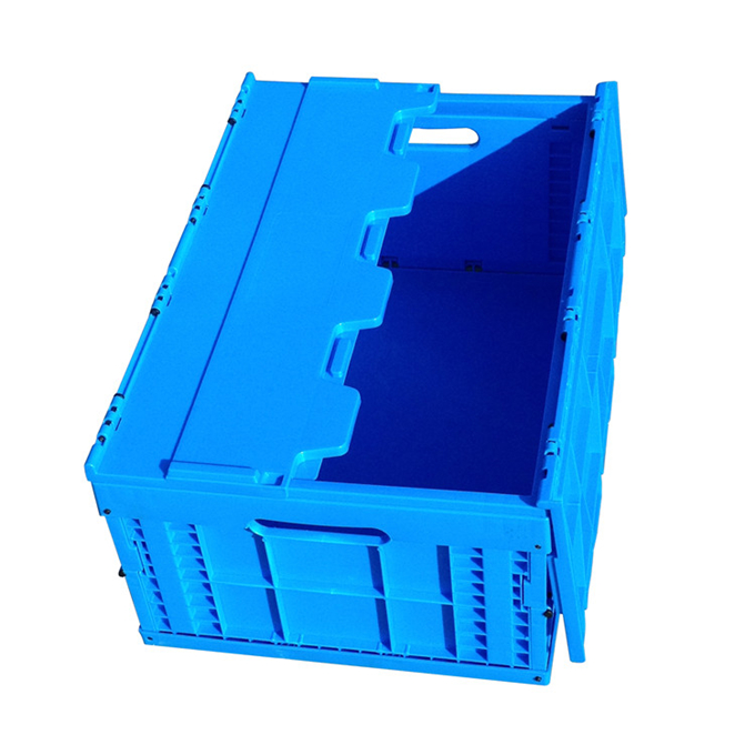 Large plastic collapsible warehouse used fruit bins for sale customized stackable pallet box