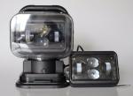 7 Inch Square Led Marine Searchlight , 30 Degee Spot 12v Truck Led Headlights