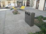 Mild Steel Outside Outdoor Recycling Bins With 4 Compartments Sustainable
