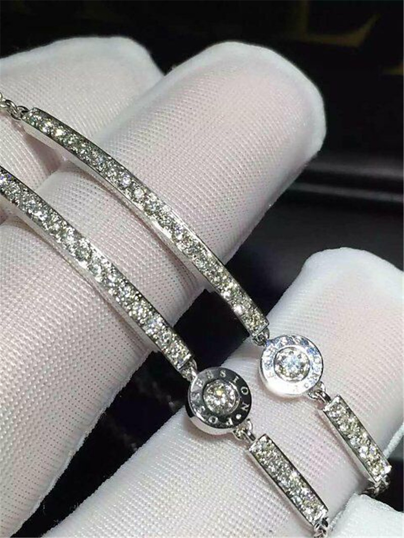 Luxury jewe factory bracelet gold diamond bracelet 18k gold white gold yellow gold rose gold diamond bracelet
