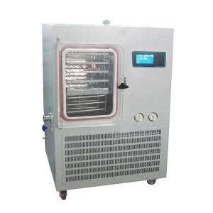 China Small Household Freeze Pharmaceutical Dryers AC380V For Food Mini Vacuum Lyophilizer factory