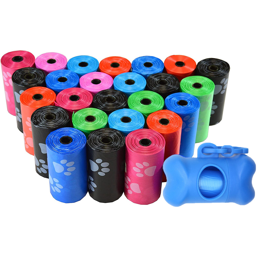 100% Biodegradable Plastic Dog Poop Waste Bag Customized Size with Logo Customized Logo