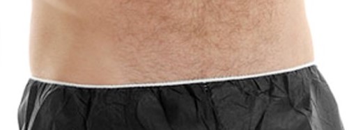 Disposable Shorts Non-woven Single Layer SBPP material Suitable for settings like Beauty Salon Sauna SPA Massaging Tanning