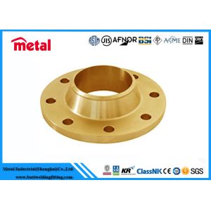 Precision Copper Nickel Pipe Fittings Copper Pipe Flange High Destructive