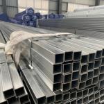 4x4 Inch Heavy-Duty Pre-Galvanized Square Steel Pipes Grade Steel 0.7mm Zinc