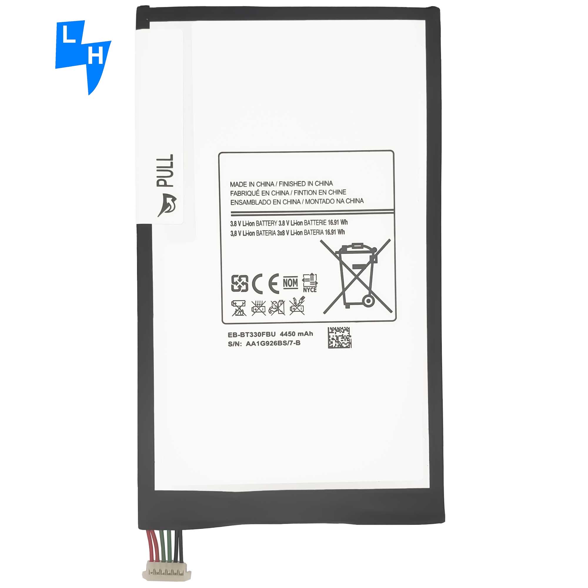 EB-BT330FBU Rechargeable Li-ion Battery for T330 T331 T335 8.0 inch 2014 SAM Tab Durable