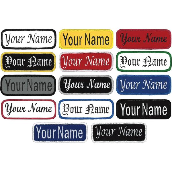 Name Patches Uniform Patches Work Shirt Patches Embroidered Patches Custom Logo Patches  Embroidery Patches Woven Patches Woven Hat Patches Embroidered Clothes Patches Fashion Logo Patches