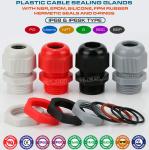 Electrical Cable Gland, Nylon 6, 20mm Metric Thread, M20x1.5, IP68/IP69K, UL94 V