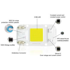 China No Welding AC COB LED COB Chip Cold Warm White For Floodlight Greenhouse factory