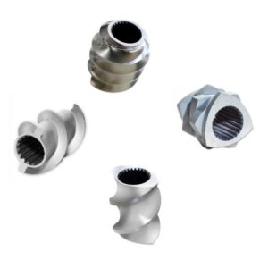 China Parallel Twin Screw Extruder Screw Elements W6mo5cr4V2 Materials factory