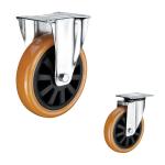 380kg Capacity 5" Heavy Duty Polyurethane Casters With Ball Bearing