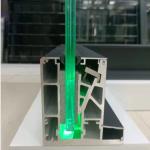 Colorful LED Light Laminated Glass U Channel System Glass Railings for Patios