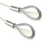 700 Lb Breaking Strength Galvanized Steel Cable 5/16 Inch With Special Cold