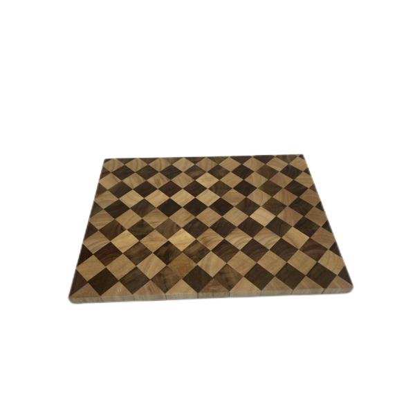 Customized Spliced Sustainable Cutting Board Rubber Wood And Acacia Wood