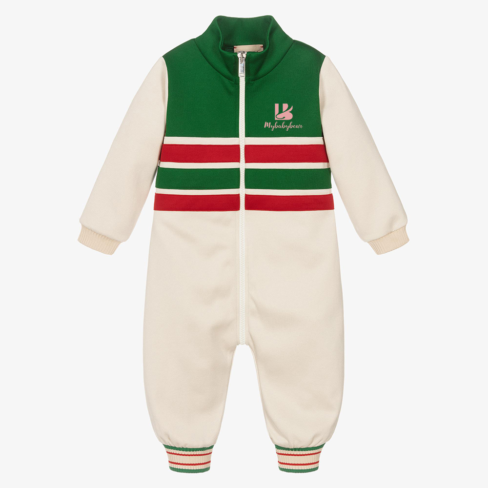 Fashion Organic Cotton Zipper Jumpsuit Toddler Onesie Long Sleeve Baby Clothes Baby Romper Zipper