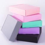 Colorful Foldable Corrugated Cardboard Paper Stickers Boxes for Stickers in