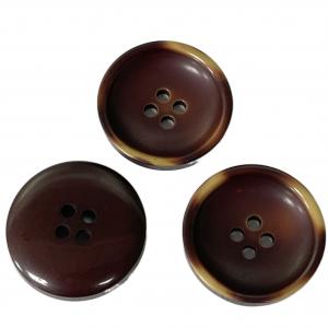 China Fancy Coat Buttons With Burned Edge 22mm Use On Coat Jacket Sweater on sale