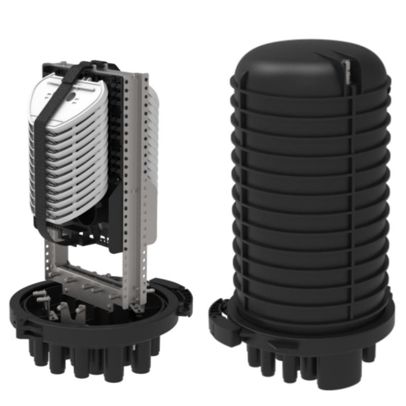 24/48/96/144/288 Core Dome Type Fiber Optic Splice Closure Joint Temperature -35C-70C