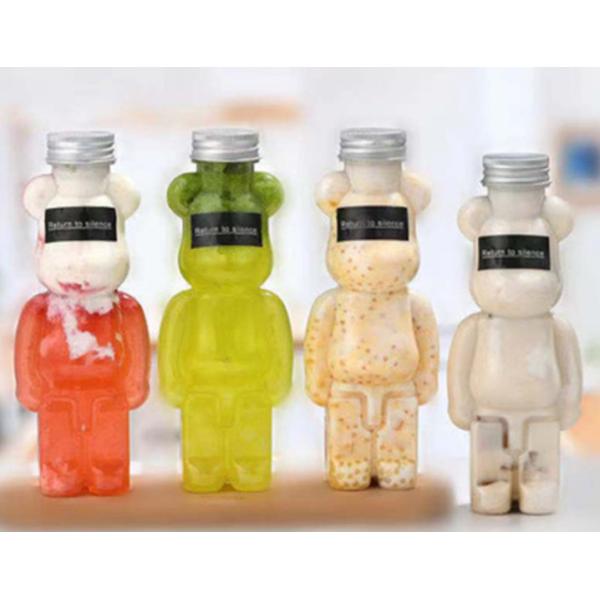 China Food Grade Plastic Beverage Bottles Squeezable 23.3oz 16 Oz Honey Bear Bottles factory