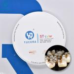Yucera ST dental consumables color preshaded zirconia disk ceramic composite for