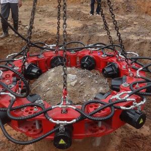 China Concrete Hydraulic 600mm Pile Breaker Machine For Cutting Pile factory