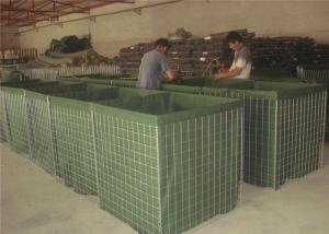 China 75x75mm 6.0mm itary Defensive Barriers Welded sand filled barriers flood control easy install factory
