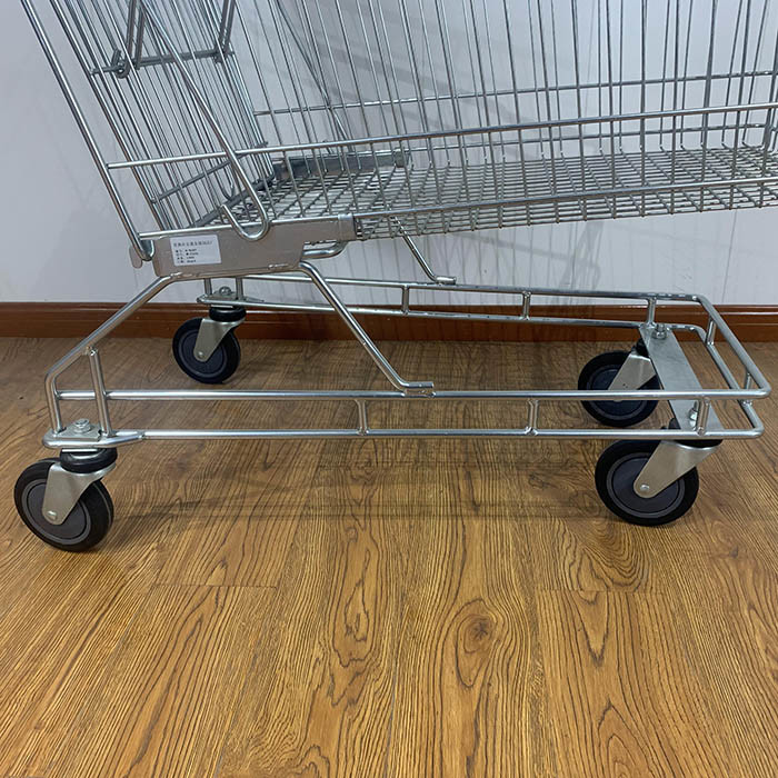 240L Australian Style General Purpose Supermarket Trolley With Grey Plastic Parts