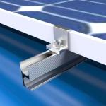 photovoltaic Solar Module End Clamp fixture Roof Ground Installation