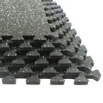 Interlocking Rubber Floor Tiles For Home Gym And Fitness Room, Protective
