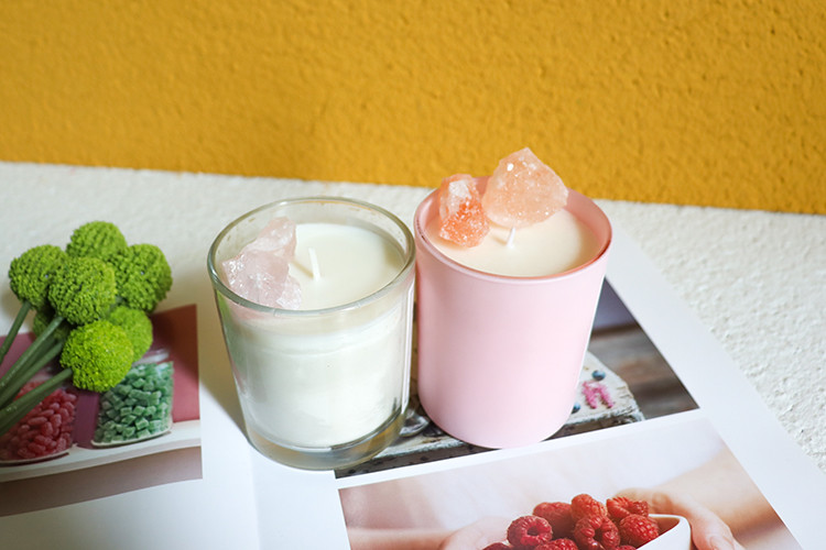11 X 13cm Home Decoration Candles Luxury Aromatherapy Crystal Jar Soy Wax