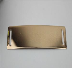 China Shiny gold iron Material shoelace charm metal buckles for sports shoe factory