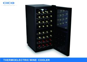 China Electric Dual Zone Thermoelectric Wine Cooler Touch Panel Control factory