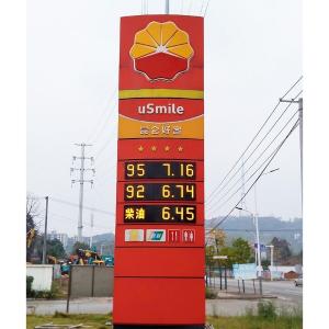 China 10 Inch 888.8 Led Oil Price Display Remote Control Digital Gas Price Sign factory