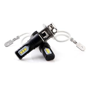 China H1 H3 2525 6SMD 600lm Nonpolarity LED Fog Light Bulbs factory