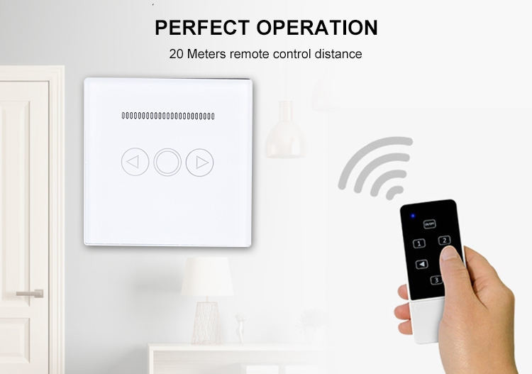 Smart Home Switch Uk Standard Wifi Intelligent Led Dimmer Light Switch Wireless Dimmable Wall Touch Light Switch