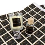 Waterproof Eco-friendly Paper Vinyl Adhesive Metal Stickers , Perfume/Cosmetics