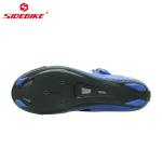 Breathable Road Racing Bicycle Shoes , Blue Road Bike Shoes OEM / ODM Available