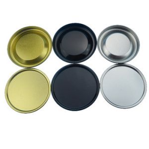 Cylinder Cardboard Tube 154 Mm Embossed Tinplate Lid