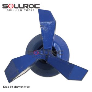 165mm Chevron Bit API 3 1/2'' REG Thread Type Long-lasting Drilling
