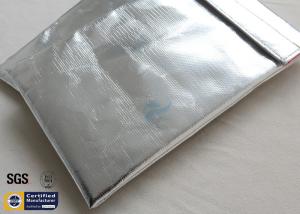 China Silver Fireproof Document Bag Pouch 1022℉ Fiberglass Non Irritating Durable factory
