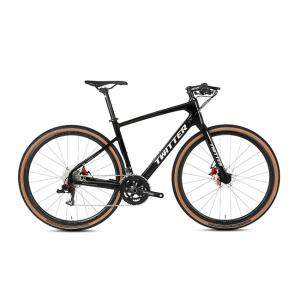 China TWITTER Carbon Fiber Hybrid Bike Wheel Size 700x40C For Racing factory