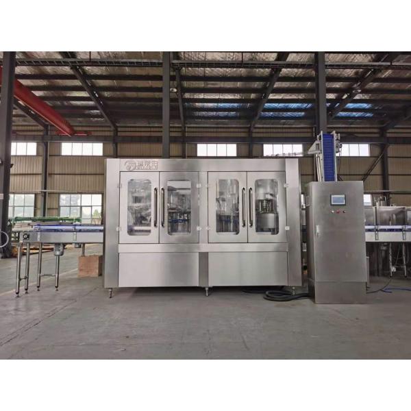 China Schneider PLC Round Water Soda Plastic Bottle Filling Machine Automatic factory