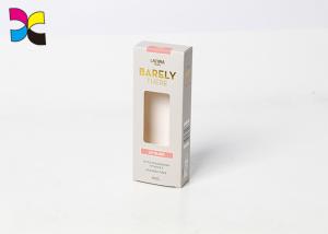 China Baby Pink Toothpaste Custom Printed Corrugated Boxes Golden Foil Product With Window factory