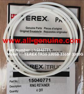 China TEREX 15040771 RING BACKUP MINING NHL DUMP TRUCK TR35 TR50 TR60 TR100 3305B 3305F 3303 3307 TR45 TR70 MT4400 factory