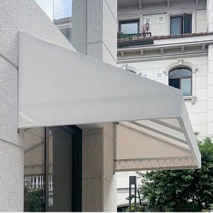 Sunshade/Waterproof Window Awning Balcony Semicircular Canopy Watermelon Awning