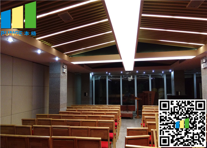Aluminum High Partition Acoustic Soundproof Multilayer Structure Sliding Room Dividers